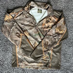 Browning size large quarter zip sweatshirt